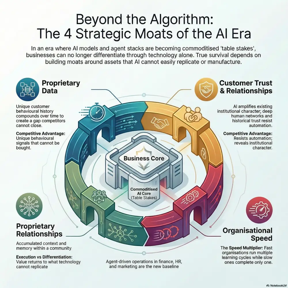 The 4 Strategic Moats of the AI Era